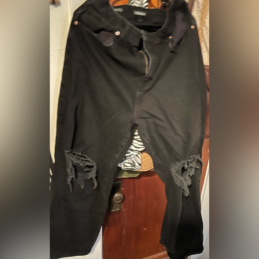 Wild Fable Black Distressed Women Jeans